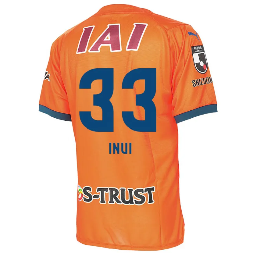 Danxen Kid Takashi Inui #33 Orange Blue Home Jersey 2024/25 T-Shirt