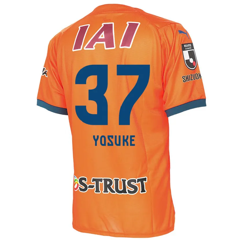 Danxen Kid Yosuke Morishige #37 Orange Blue Home Jersey 2024/25 T-Shirt