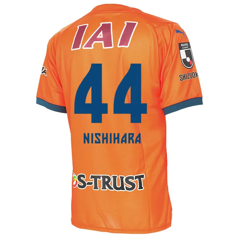 Danxen Kid Motoki Nishihara #44 Orange Blue Home Jersey 2024/25 T-Shirt