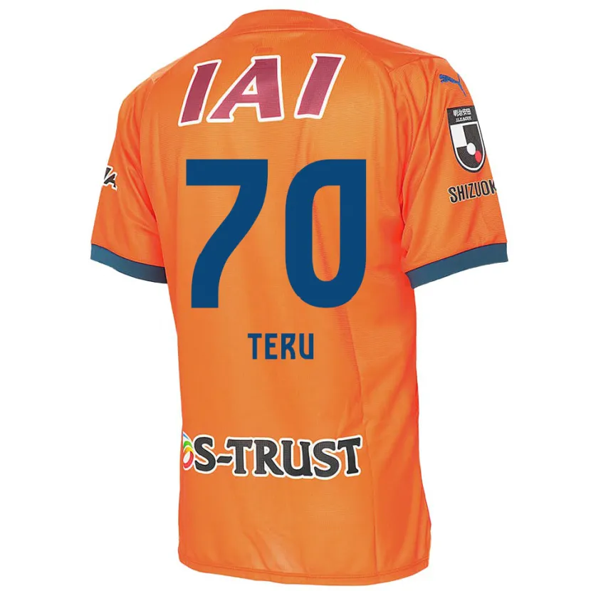 Danxen Kid Teruki Hara #70 Orange Blue Home Jersey 2024/25 T-Shirt