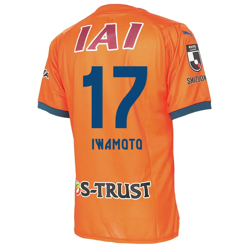 Danxen Kid Shogo Iwamoto #17 Orange Blue Home Jersey 2024/25 T-Shirt