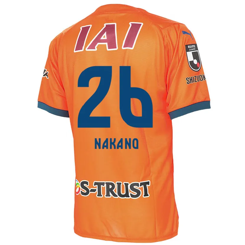 Danxen Kid Takeru Nakano #26 Orange Blue Home Jersey 2024/25 T-Shirt