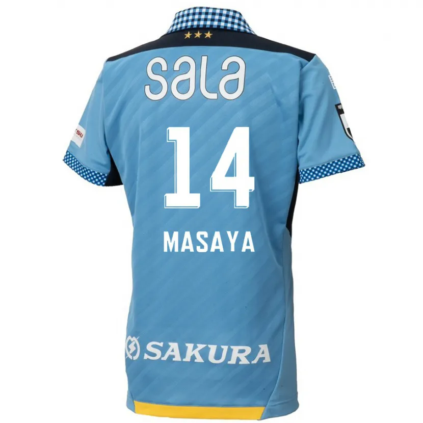 Danxen Kid Masaya Matsumoto #14 Blue Black Home Jersey 2024/25 T-Shirt