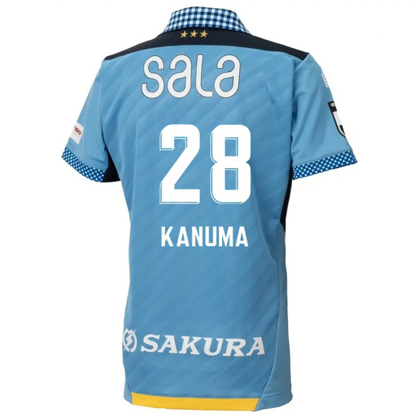 Danxen Kid Naoki Kanuma #28 Blue Black Home Jersey 2024/25 T-Shirt