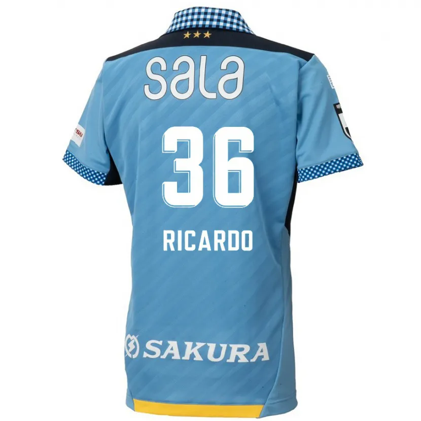 Danxen Kid Ricardo Graça #36 Blue Black Home Jersey 2024/25 T-Shirt