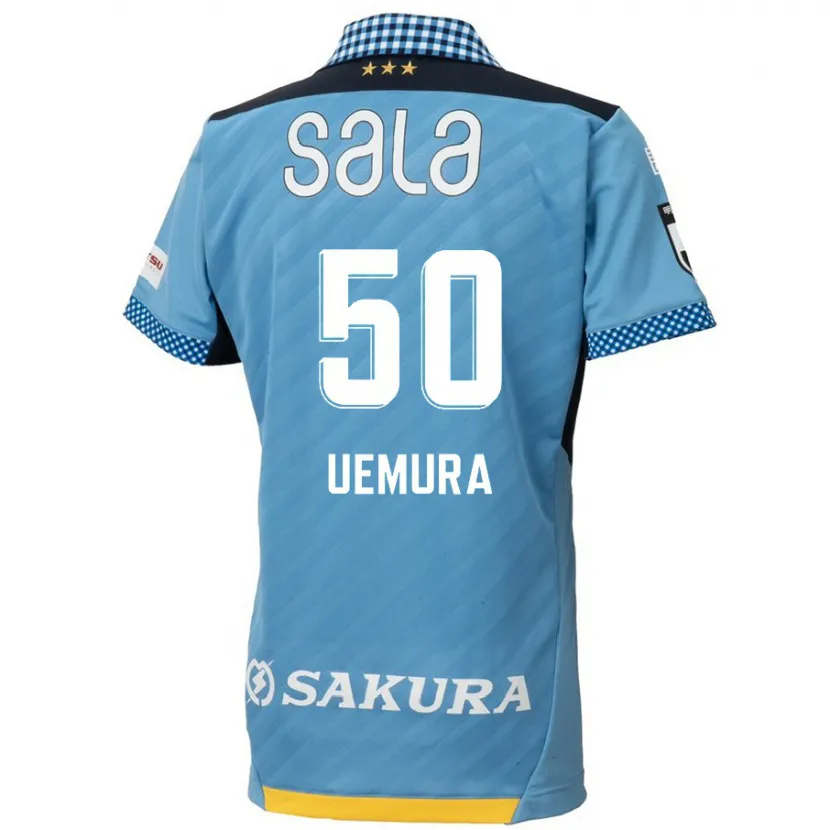 Danxen Kid Hiroto Uemura #50 Blue Black Home Jersey 2024/25 T-Shirt