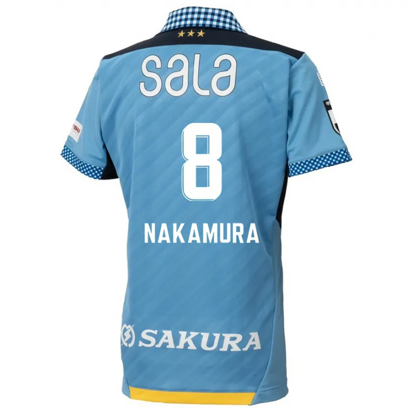 Danxen Kid Shunta Nakamura #8 Blue Black Home Jersey 2024/25 T-Shirt