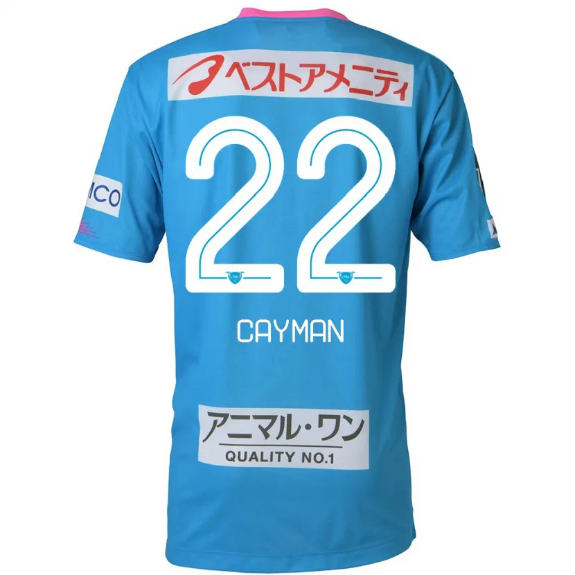 Danxen Kid Cayman Togashi #22 Blue Pink Home Jersey 2024/25 T-Shirt