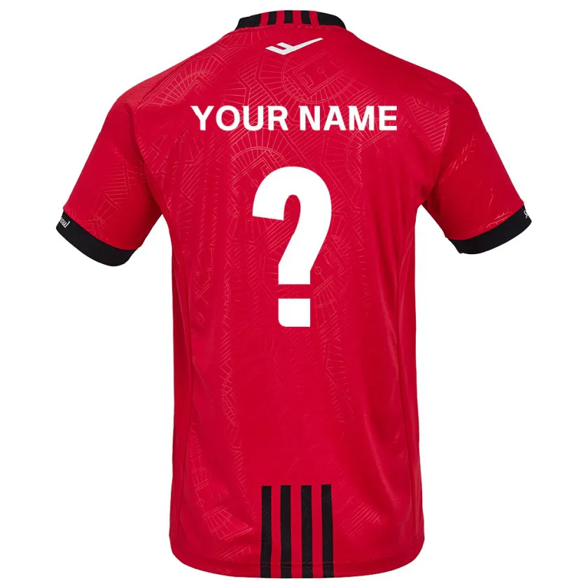 Danxen Kid Your Name #0 Red Black Home Jersey 2024/25 T-Shirt