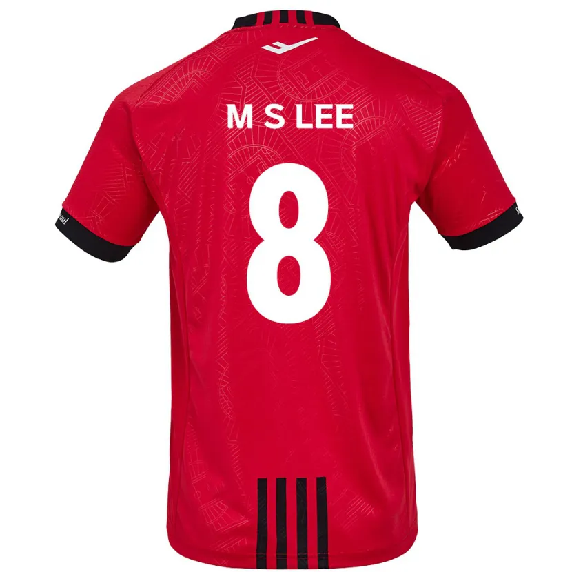 Danxen Kid Seung-Mo Lee #8 Red Black Home Jersey 2024/25 T-Shirt