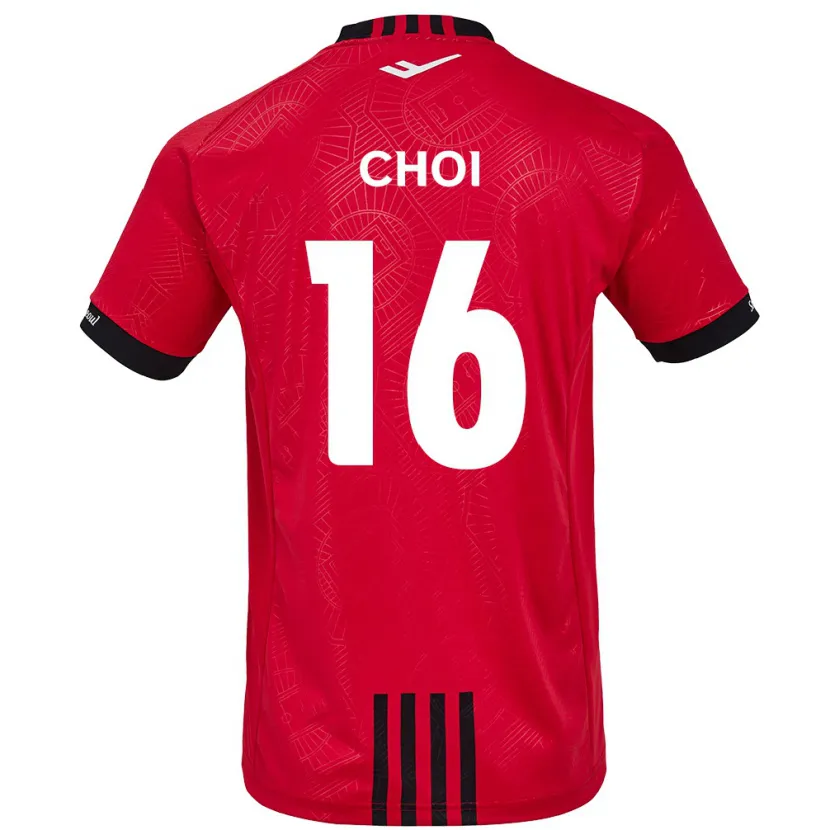 Danxen Kid Jun Choi #16 Red Black Home Jersey 2024/25 T-Shirt