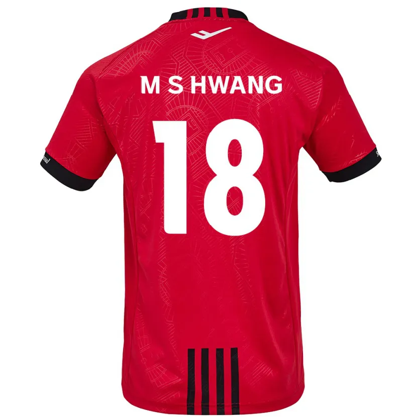 Danxen Kid Seong-Min Hwang #18 Red Black Home Jersey 2024/25 T-Shirt