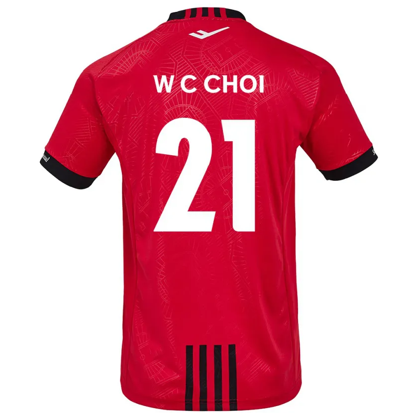 Danxen Kid Cheol-Won Choi #21 Red Black Home Jersey 2024/25 T-Shirt