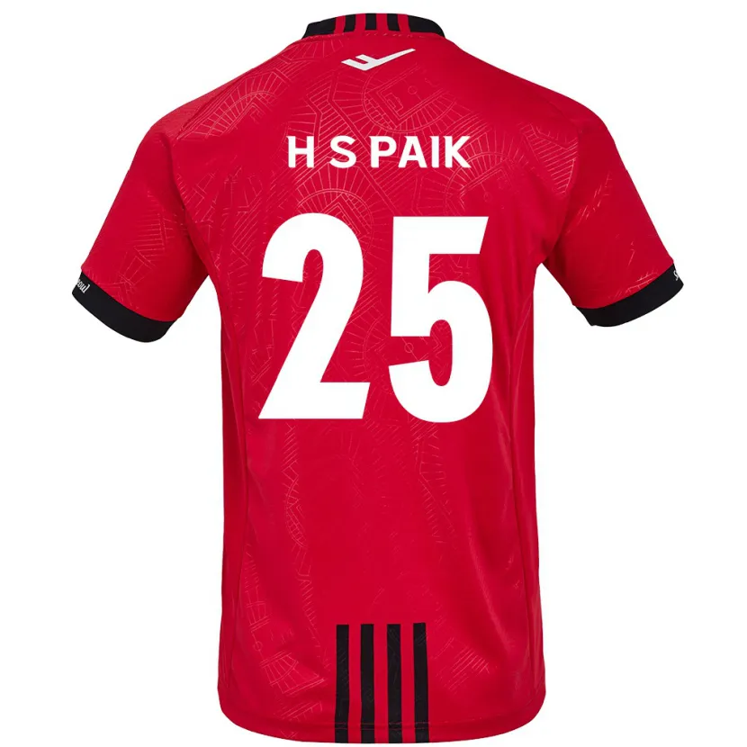 Danxen Kid Sang-Hoon Paik #25 Red Black Home Jersey 2024/25 T-Shirt