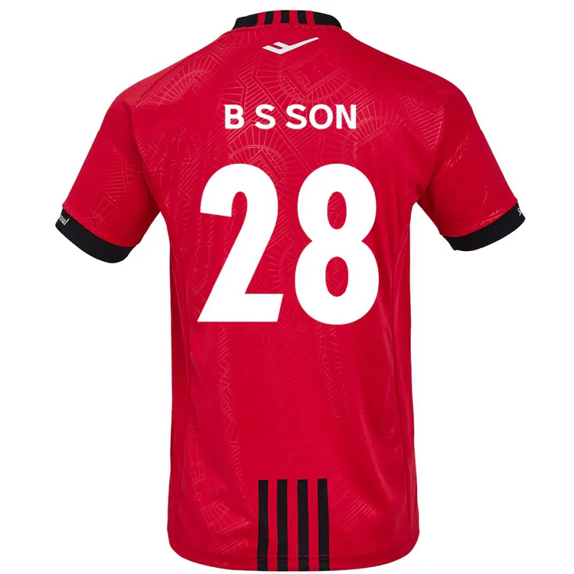 Danxen Kid Seung-Beom Son #28 Red Black Home Jersey 2024/25 T-Shirt