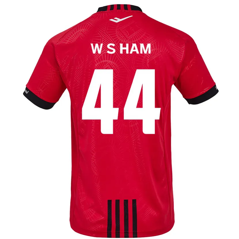 Danxen Kid Sun-Woo Ham #44 Red Black Home Jersey 2024/25 T-Shirt