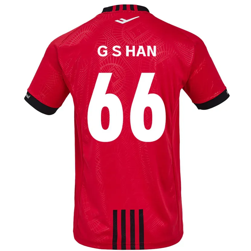 Danxen Kid Seung-Gyu Han #66 Red Black Home Jersey 2024/25 T-Shirt