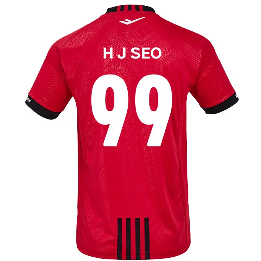 Danxen Kid Ju-Hwan Seo #99 Red Black Home Jersey 2024/25 T-Shirt