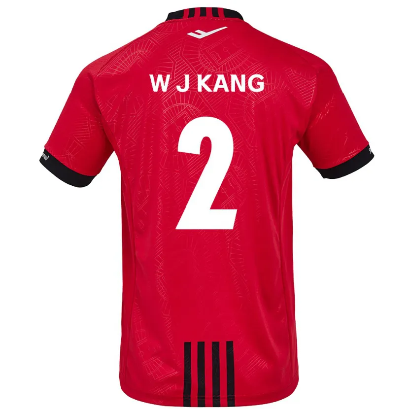 Danxen Kid Jae-Won Kang #2 Red Black Home Jersey 2024/25 T-Shirt