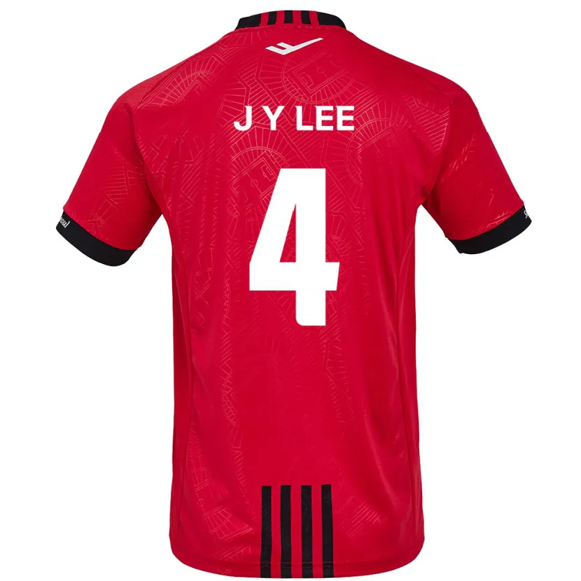 Danxen Kid Young-Jun Lee #4 Red Black Home Jersey 2024/25 T-Shirt