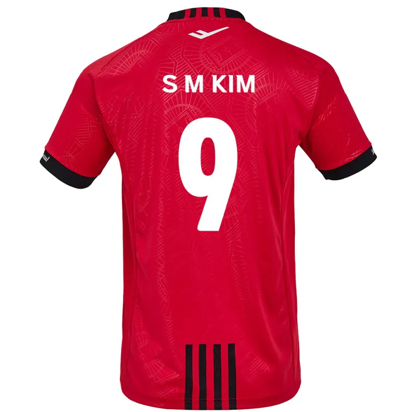 Danxen Kid Min-Sung Kim #9 Red Black Home Jersey 2024/25 T-Shirt