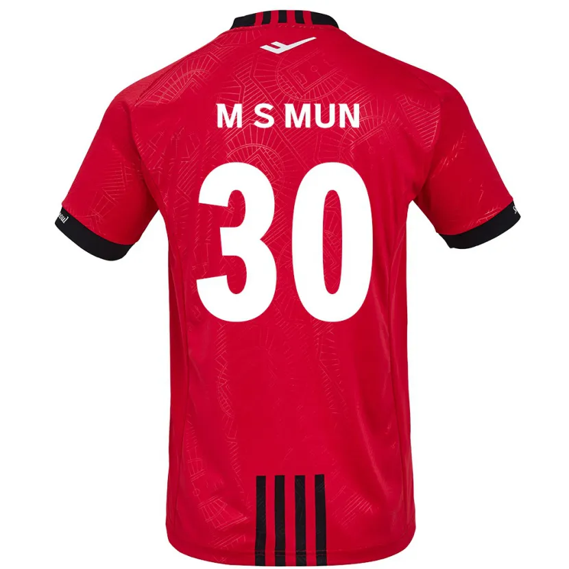 Danxen Kid Seong-Min Mun #30 Red Black Home Jersey 2024/25 T-Shirt