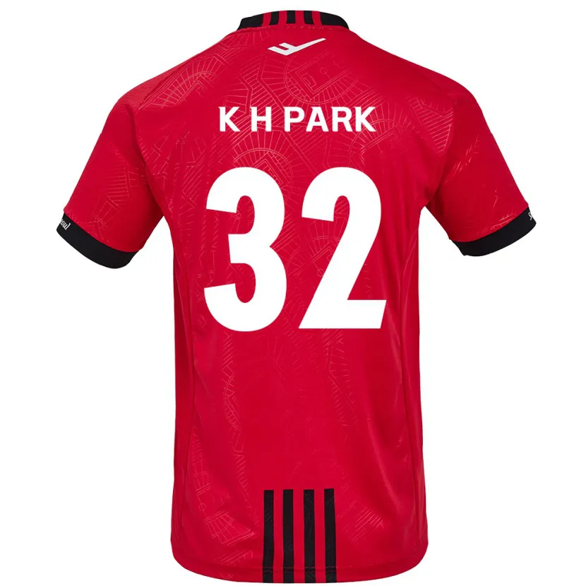 Danxen Kid Han-Kyul Park #32 Red Black Home Jersey 2024/25 T-Shirt