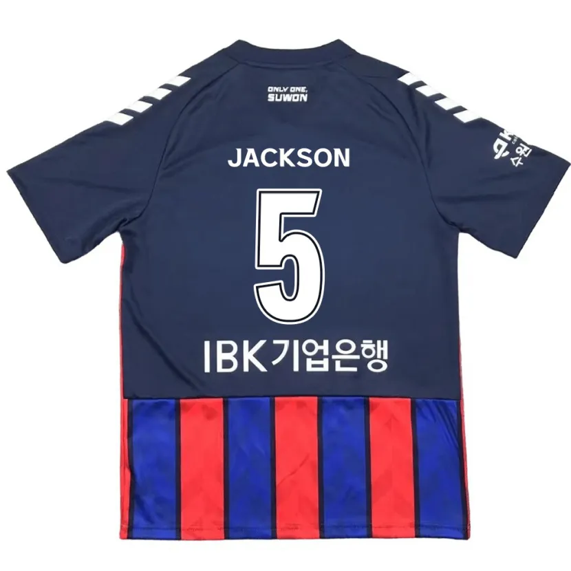 Danxen Kid Lachlan Jackson #5 Blue Red Home Jersey 2024/25 T-Shirt