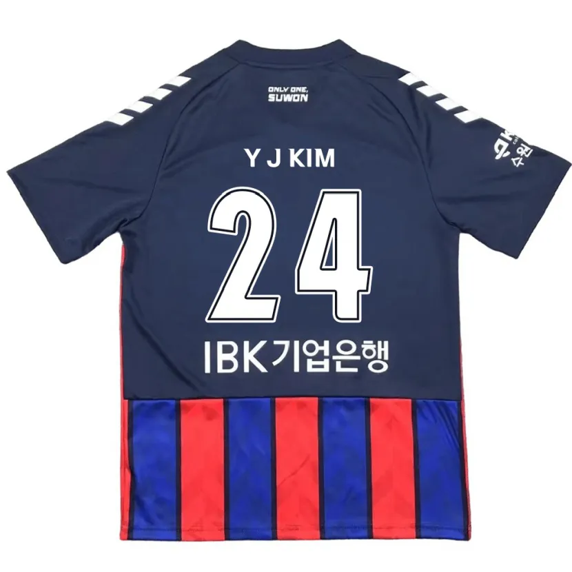 Danxen Kid Ju-Yeop Kim #24 Blue Red Home Jersey 2024/25 T-Shirt