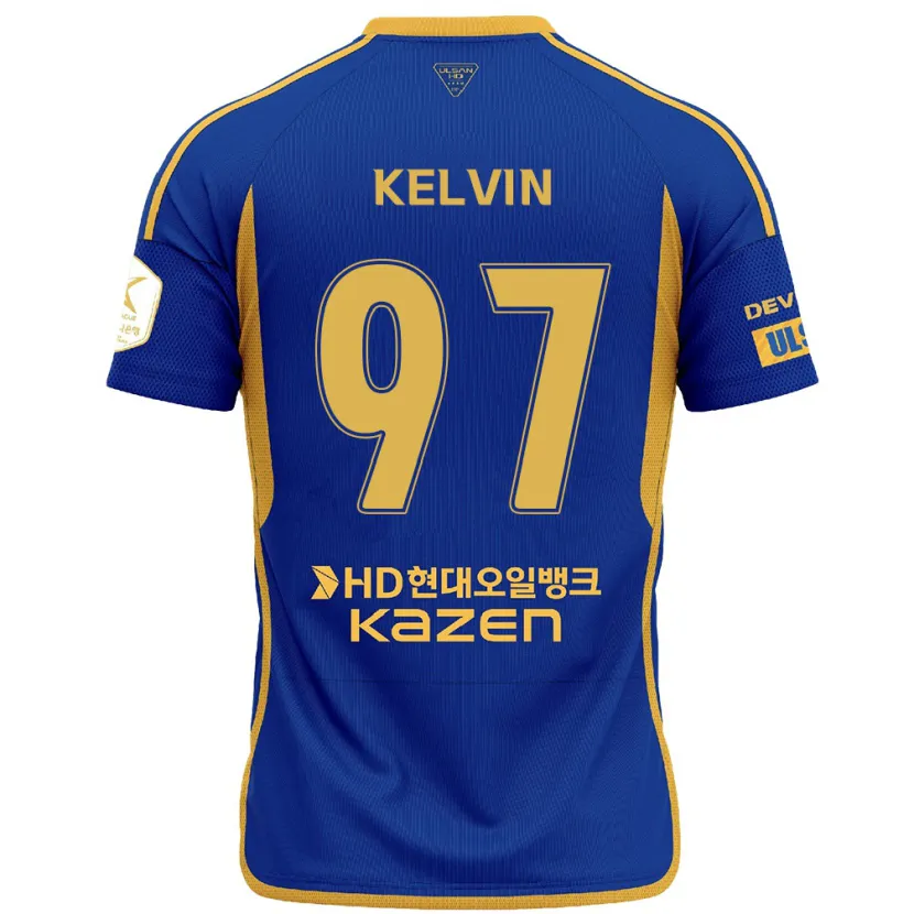 Danxen Kid Kelvin #97 Blue Yellow Home Jersey 2024/25 T-Shirt