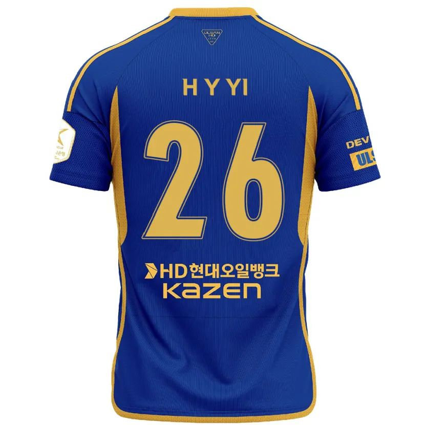 Danxen Kid Yong-Hyeon Yi #26 Blue Yellow Home Jersey 2024/25 T-Shirt