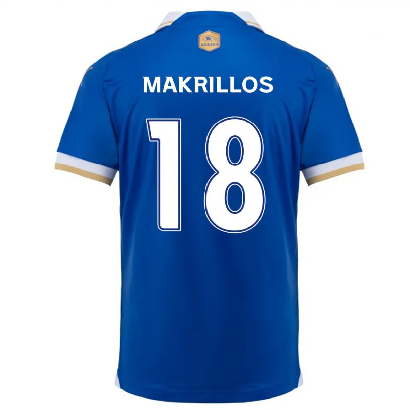 Danxen Kid Peter Makrillos #18 Blue White Home Jersey 2024/25 T-Shirt