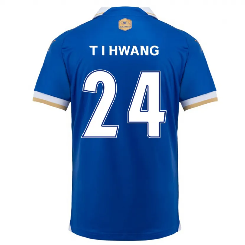 Danxen Kid In-Taek Hwang #24 Blue White Home Jersey 2024/25 T-Shirt