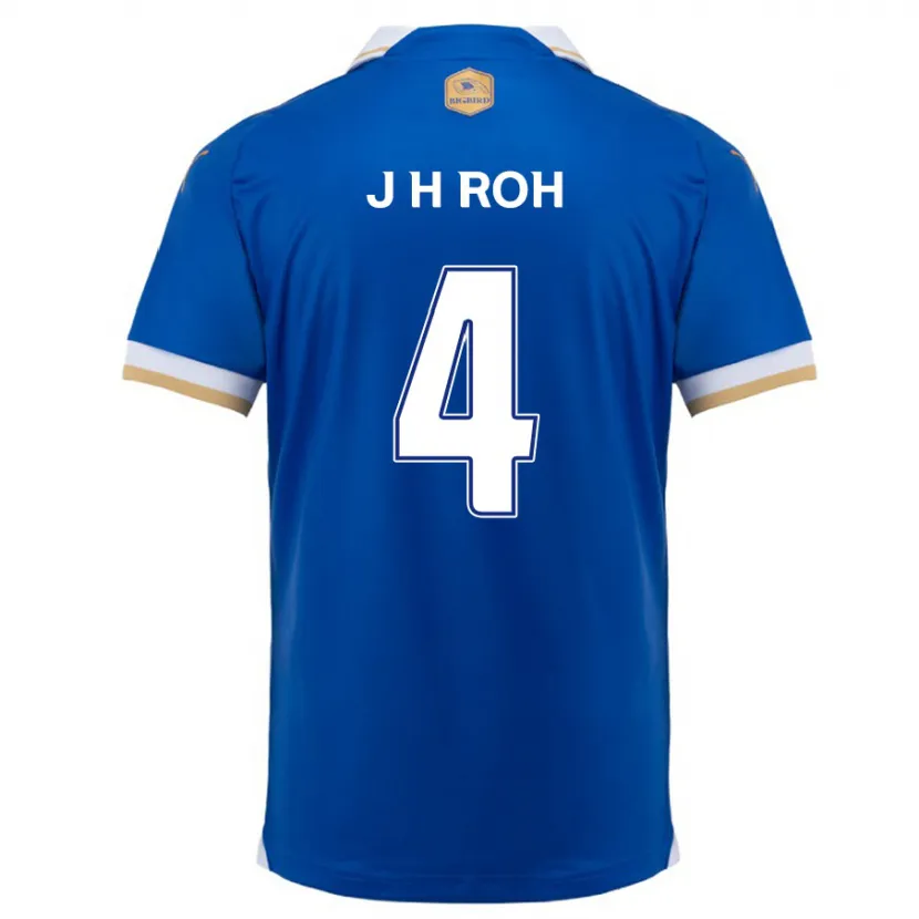 Danxen Kid Hyun-Jun Roh #4 Blue White Home Jersey 2024/25 T-Shirt