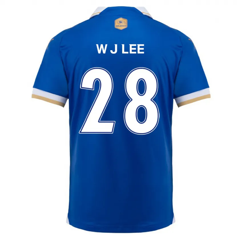 Danxen Kid Jun-Woo Lee #28 Blue White Home Jersey 2024/25 T-Shirt