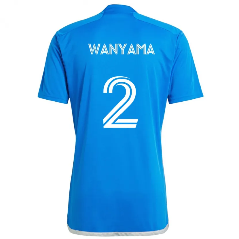 Danxen Kid Victor Wanyama #2 Blue White Home Jersey 2024/25 T-Shirt