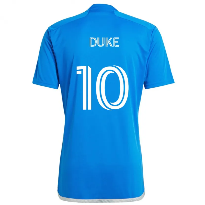 Danxen Kid Bryce Duke #10 Blue White Home Jersey 2024/25 T-Shirt