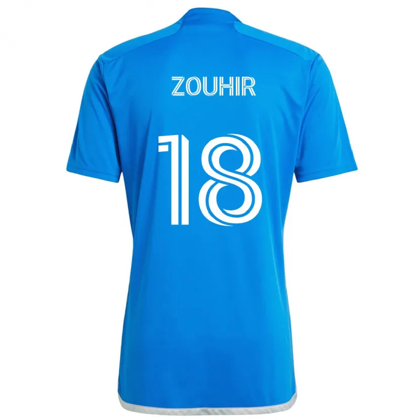 Danxen Kid Rida Zouhir #18 Blue White Home Jersey 2024/25 T-Shirt