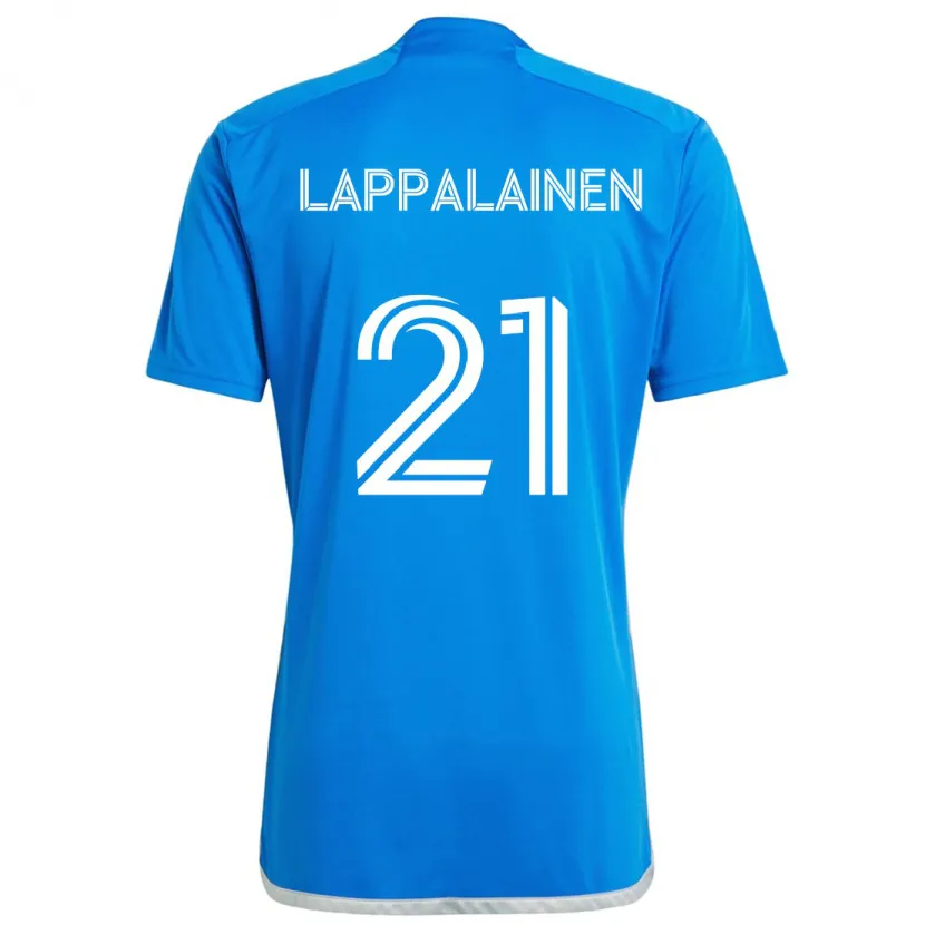 Danxen Kid Lassi Lappalainen #21 Blue White Home Jersey 2024/25 T-Shirt