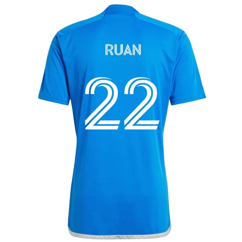 Danxen Kid Ruan #22 Blue White Home Jersey 2024/25 T-Shirt