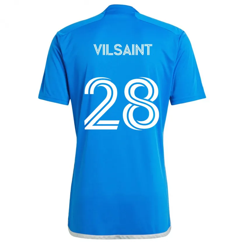 Danxen Kid Jules-Anthony Vilsaint #28 Blue White Home Jersey 2024/25 T-Shirt