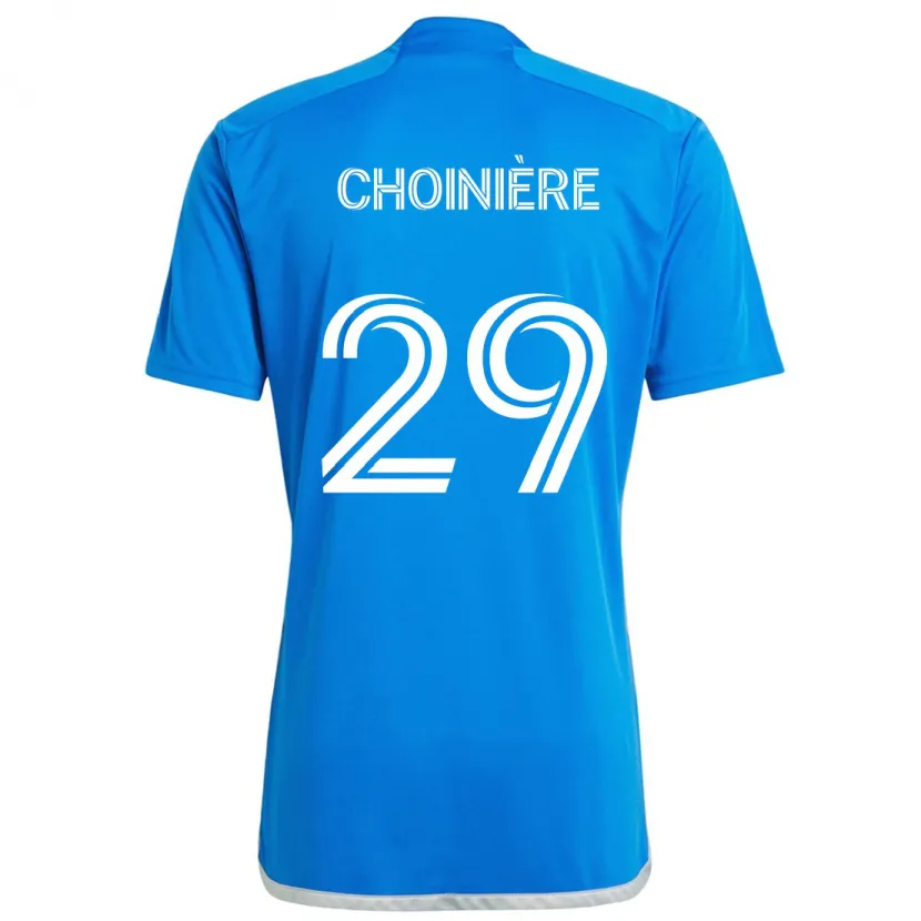 Danxen Kid Mathieu Choinière #29 Blue White Home Jersey 2024/25 T-Shirt