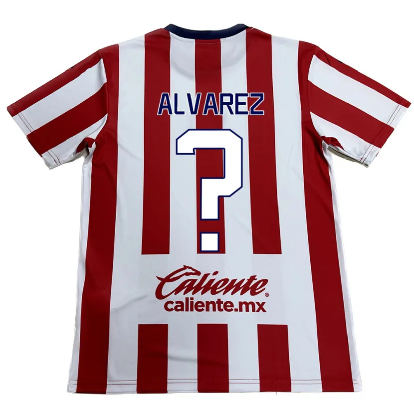 Danxen Kid Sergio Álvarez #0 Red White Home Jersey 2024/25 T-Shirt