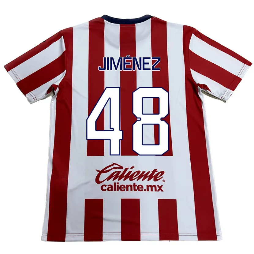 Danxen Kid Leonardo Jiménez #48 Red White Home Jersey 2024/25 T-Shirt