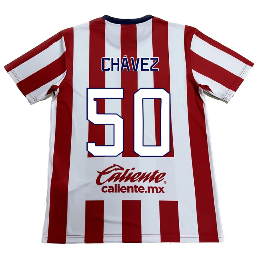 Danxen Kid Mateo Chávez #50 Red White Home Jersey 2024/25 T-Shirt