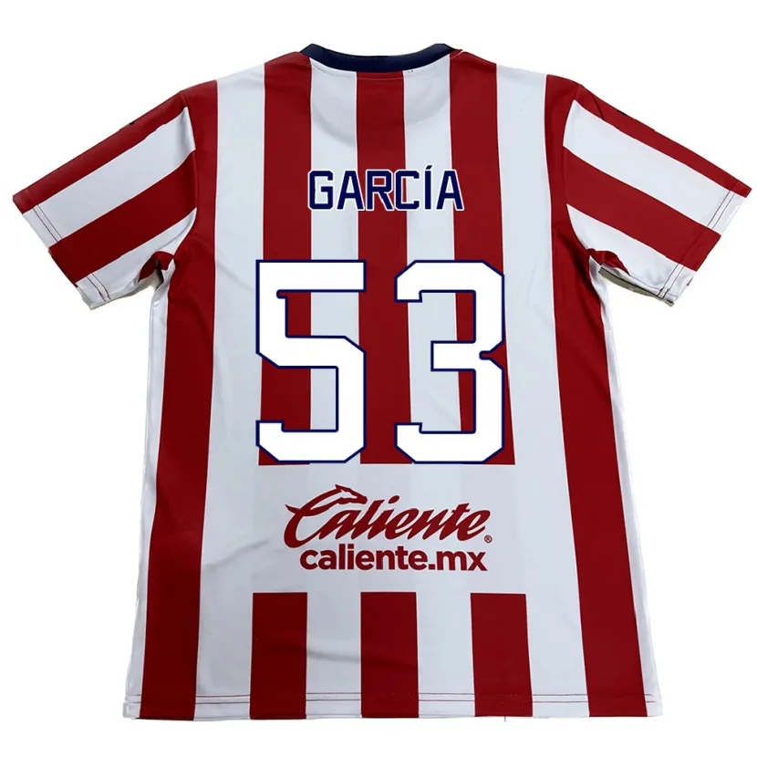 Danxen Kid Uziel García #53 Red White Home Jersey 2024/25 T-Shirt