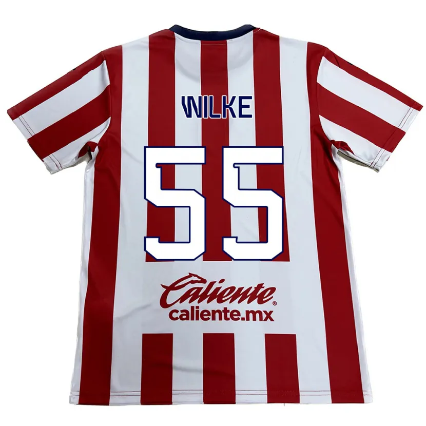 Danxen Kid Teun Wilke #55 Red White Home Jersey 2024/25 T-Shirt