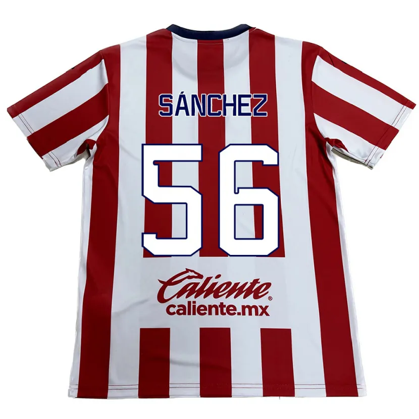 Danxen Kid Benjamín Sánchez #56 Red White Home Jersey 2024/25 T-Shirt