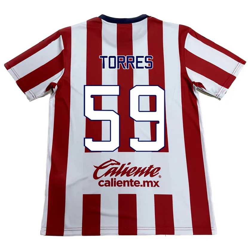 Danxen Kid Christian Torres #59 Red White Home Jersey 2024/25 T-Shirt