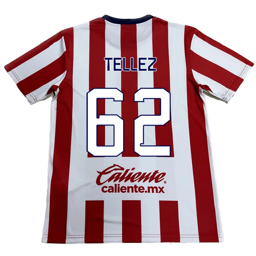 Danxen Kid Brandon Téllez #62 Red White Home Jersey 2024/25 T-Shirt